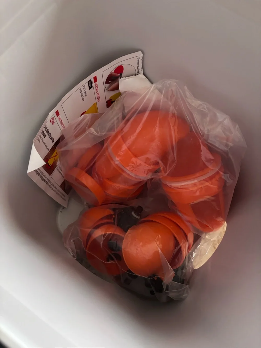 5 Gallon Chicken Feeder & Water Set - Orange